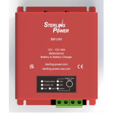 Sterling Power Pro Batt Ultra Battery to Battery Charger, 12V to 12V, 40A, Bi-directional, 2 Year Warranty